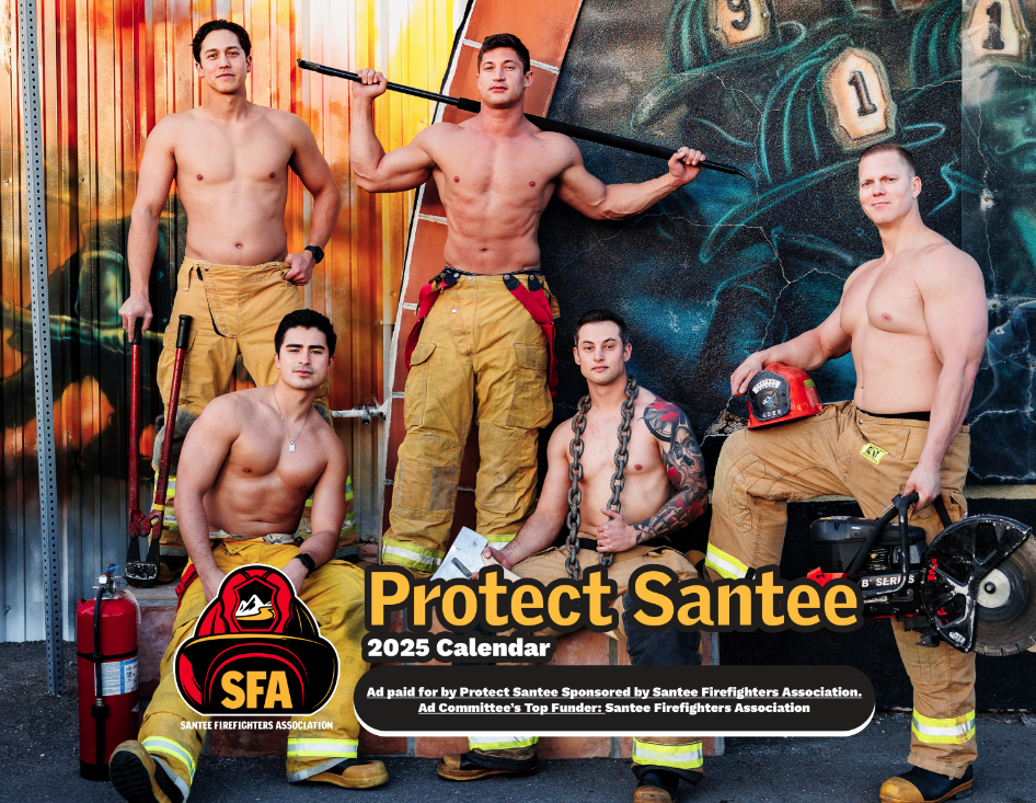 Sample image of Protect Santee 2025 Calendar (IN-PERSON PURCHASE)